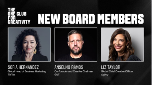 The One Club names three creative leaders to board of directors