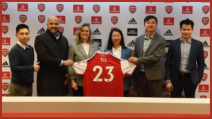 TCL partners with Arsenal