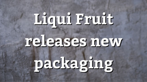 Liqui Fruit releases new packaging
