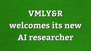 VMLY&R welcomes its new AI researcher