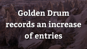 <i>Golden Drum</i> records an increase of entries