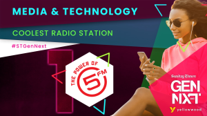 <i>5FM</i> wins <i>Coolest Radio Station</i> at <i>Sunday Times GenNext Awards</i>