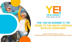 YEI presents guide to the digital-savvy SA 60-plus consumer