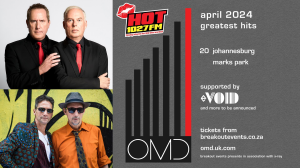 <i>HOT 102.7FM</i> and Breakout Events announce OMD once-off gig
