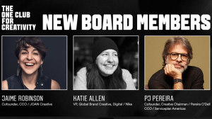 The One Club welcomes three to its board of directors