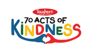 Toughees announces '70 Acts of Kindness' initiative