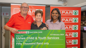 SPAR donates to Bay youth organisation