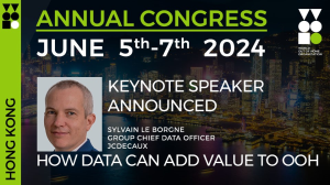 JCDecaux data head to be keynote speaker at WOO Global Congress