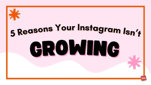 Five Reasons Your Instagram Isn't Growing [Infographic]
