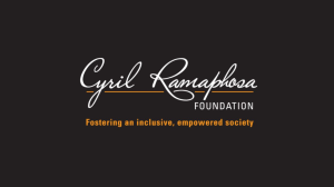 Cyril Ramaphosa Foundation Announces 'Back to School for Mandela Day' Campaign