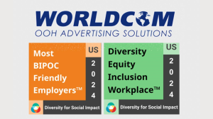 Worldcom OOH Receives BIPOC and DEI Certifications