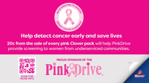 Clover Partners With PinkDrive for Breast Cancer Awareness