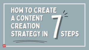 How to Create a Content Creation Strategy in Seven Steps [Infographic]