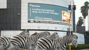 Investec Marks International Zebra Day With Out-of-Home Advertisement