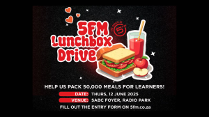 <i>5FM</i> Announces '<i>5FM</i> Lunchbox Drive'