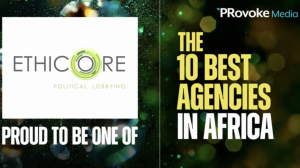 ETHICORE Ranked Amongst Africa's Top 10 <i>Best Agencies</i>
