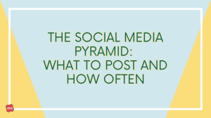 The Social Media Pyramid: What to Post and How Often [Infographic]