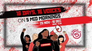 <i>5FM's</i> Announces '16 Days, 16 Voices' Campaign
