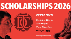 Type Directors Club Opens Call for Three Global Scholarships