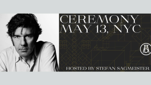 Stefan Sagmeister to Host <i>ADC 105<sup>th</sup> Annual Awards</i> Ceremony