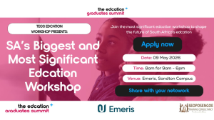 TEGS Announces Date and Venue of Its Education Workshop to Address South Africa's Edcation Crisis