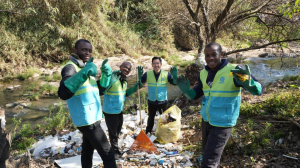 ASEZ WAO Volunteers Partner With The Sandspruit Environmental Renewal Initiative To Clean Spruit In Sandton