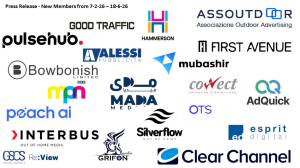 The World Out of Home Organization Signs Up Another Twenty-One Members