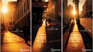 Corona Campaign Uses Natural Light to Create Outdoor Installation