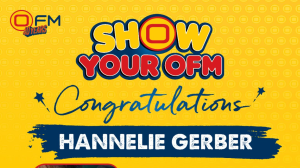 <i>OFM</i> Listener Wins R40 000 in <i>SHOW YOUR OFM</i> Competition