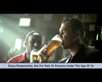 Ruud Gullit stars in Carling Black Label TV ad