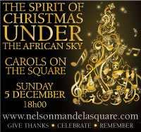 Freshlyground sings Christmas carols at Nelson Mandela Square