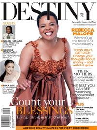 <i>DESTINY</i> magazine April highlights