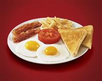 Beat the post-holiday blues with a free Streaky Bacon Breakfast from Wimpy