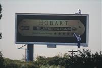 Hobart's SuperSPAR billboard comes alive