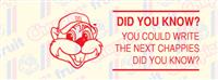 Chappies calls on the public to write its &#39;Did You Know?&#39; facts