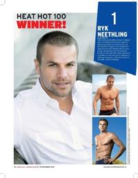 Ryk Neethling tops the 2012 <i>heat</i> Hot 100 competition