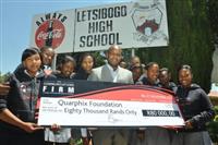 The Communications Firm gives Letsibogo Girls High School a R80 000 cash boost