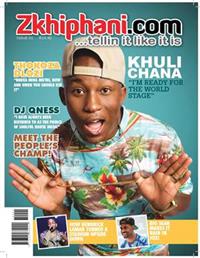 Khuli Chana graces cover of <i>Zkhiphani.com&#39;s</i> first print magazine