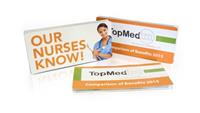 TopMed has custom-sized Z-CARD produced for brokers to assist members