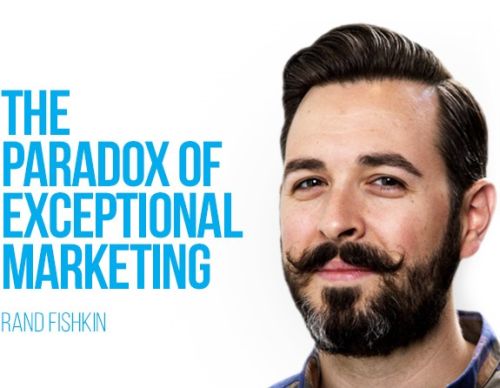 Rand Fishkin addresses The Paradox of Exceptional Marketing at Heavy Chef