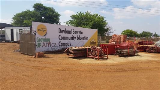 Geberit contributing to much-needed Devland Community Education Campus in Soweto 