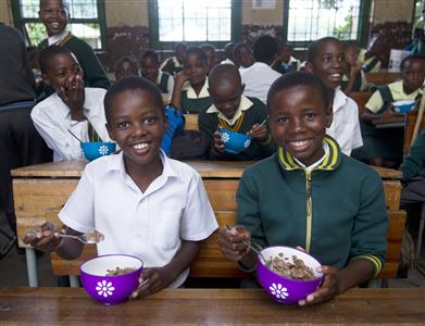 Kellogg serves breakfast to 25 000 children each morning