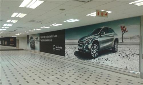 Mercedes-Benz commissions Airport Ads to target travellers at the Cape Town International Airport