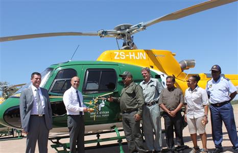 SANParks to fight rhino poaching with new night flying helicopter