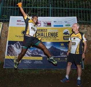 Ray Funnell takes on the Everest Challenge and wins