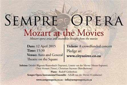 Pledge to bring <i>Mozart at the Movies</i> to life