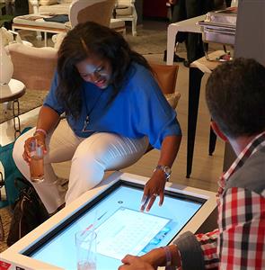 Moving Tactics uses EYE-Fi touch table technology at Vodacom VIP Lounge