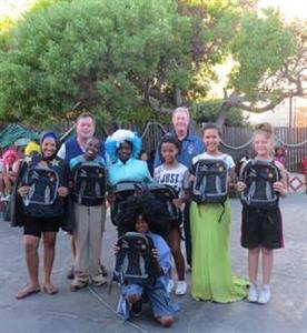Rotary Club of Newlands donates backpacks to the Soetwater Environmental Education Centre