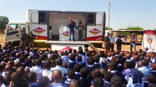 Albany joins Shoprite to spread the joy at schools in Limpopo and Mpumalanga