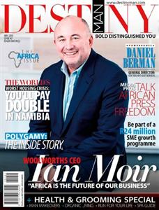 May issue of <i>Destiny Man</i> celebrates Africa